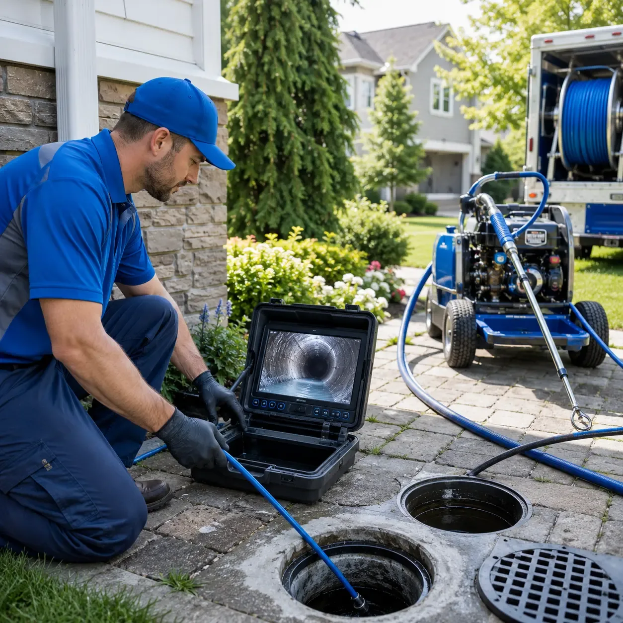 Outdoor drain cleaning professionals serving Carbon, IA